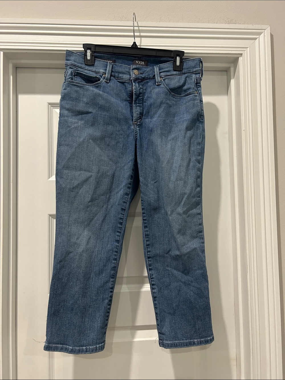 NYDJ Medium Blue Straight-Leg Women's Jeans